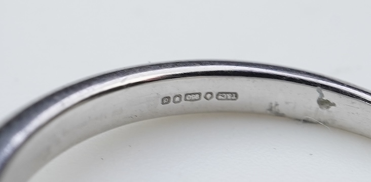 Tiffany & Co., a diamond engagement, eternity and wedding ring set